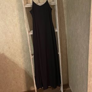 Mossimo Black tank maxi dress women’s size medium fully lined